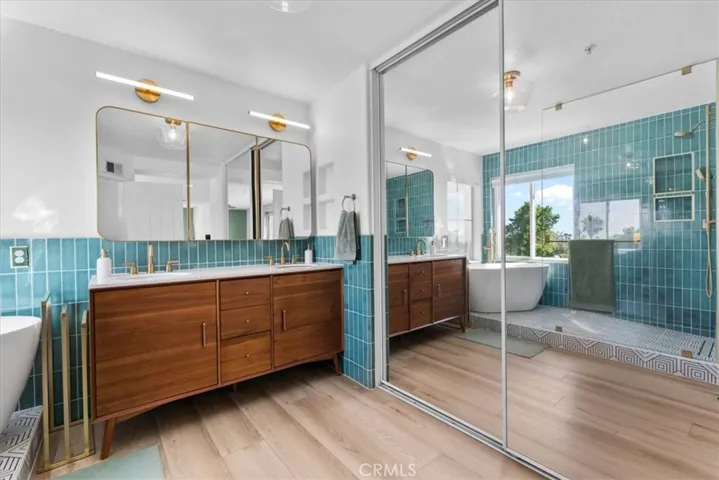 Master bathroom and closet