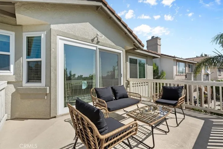 Enjoy beautiful weather and views from your private balcony