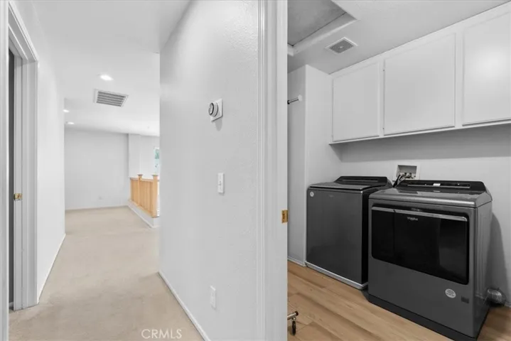 Upstairs laundry room