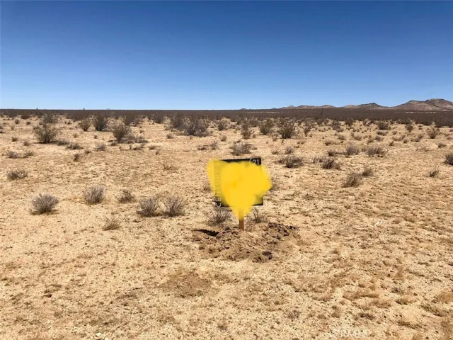 View looking north from the southern boundary. Sign at this location.