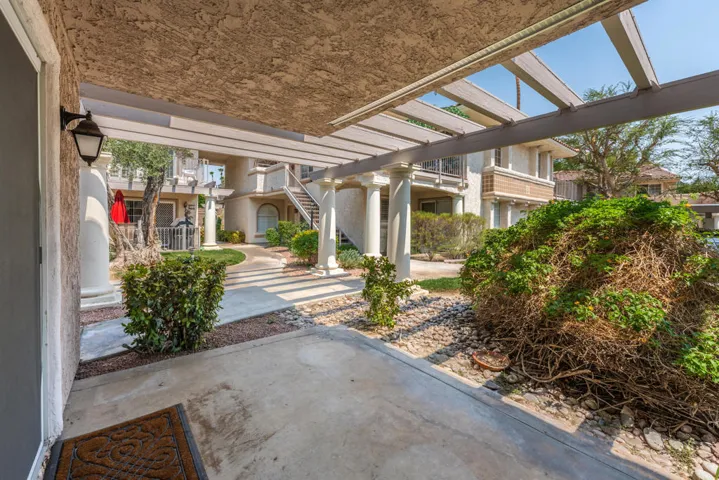 one of two patios