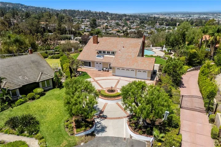 Ariel view of the property 19,200 Sq. Foot lot.