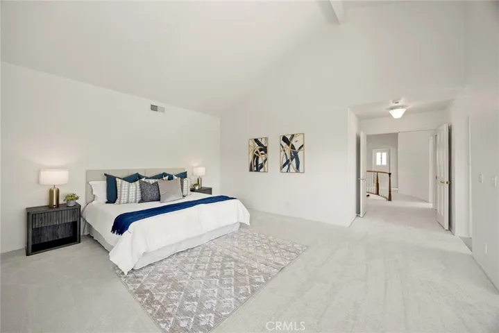 Another view of the Main Suite with double door entry