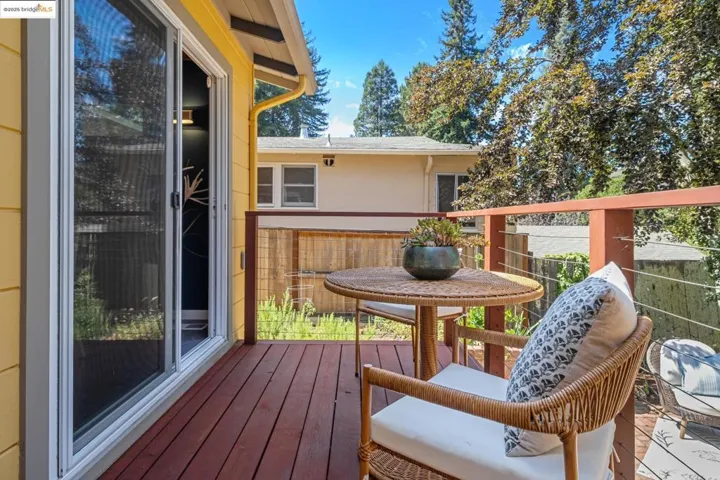 View of deck