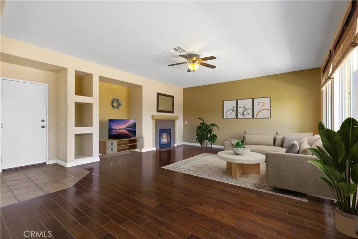 Virtually Staged. Cozy family room