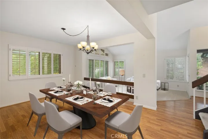 Gorgeous dining room.
Note: This room is virtually staged.