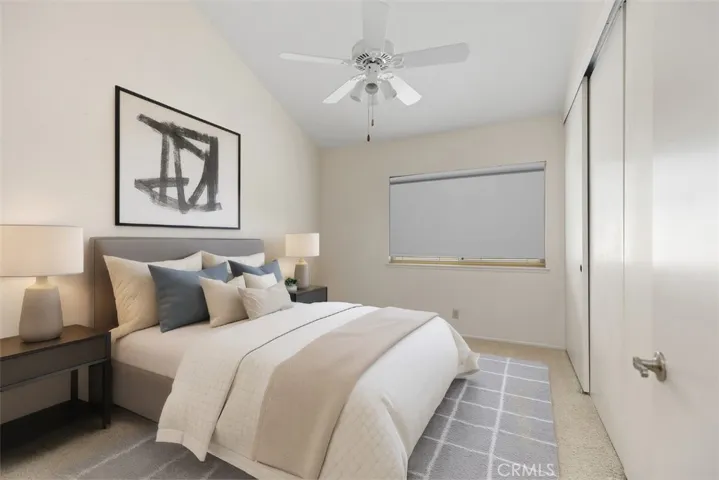 Upstairs bedroom.
Note: This room is virtually staged.