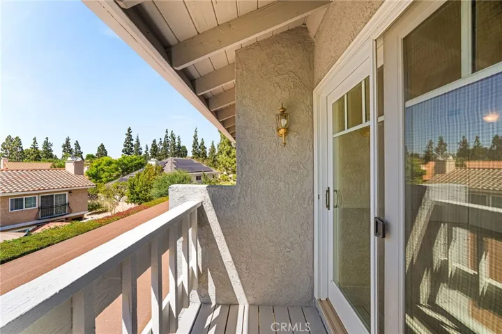 Enjoy relaxing on your private balcony.