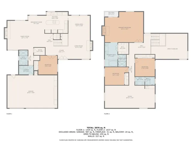 Floor plan. Dimensions are approximations only.