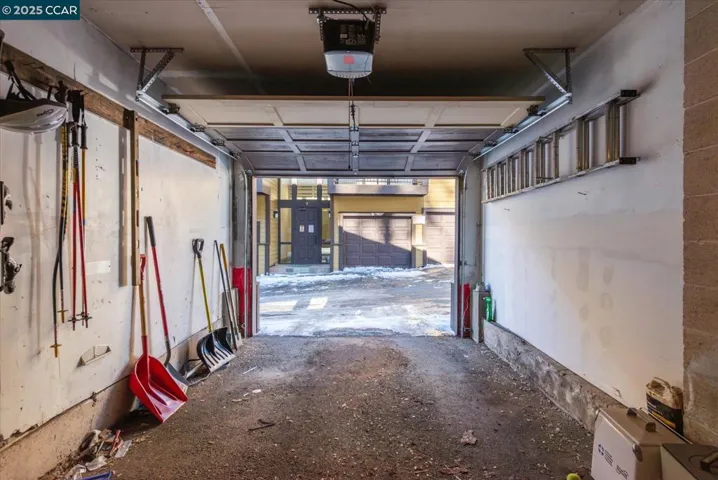 Private garage provides secure parking and plenty of space to store skis, boards, and outdoor gear.