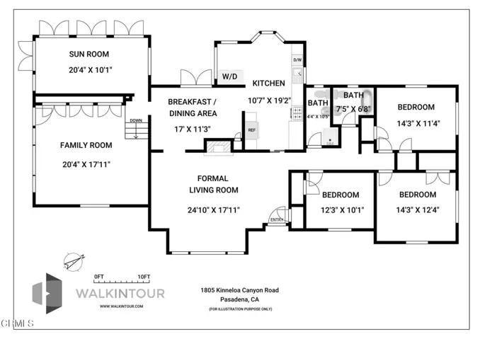 1805 Kinneloa Canyon Road, Pasadena, California 91107