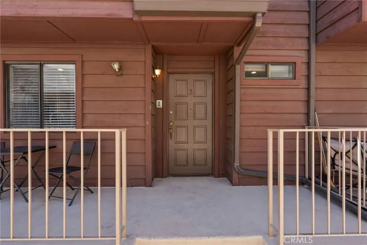 Entry door and patio