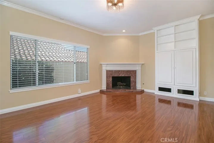 Family room is adjacent to the kitchen