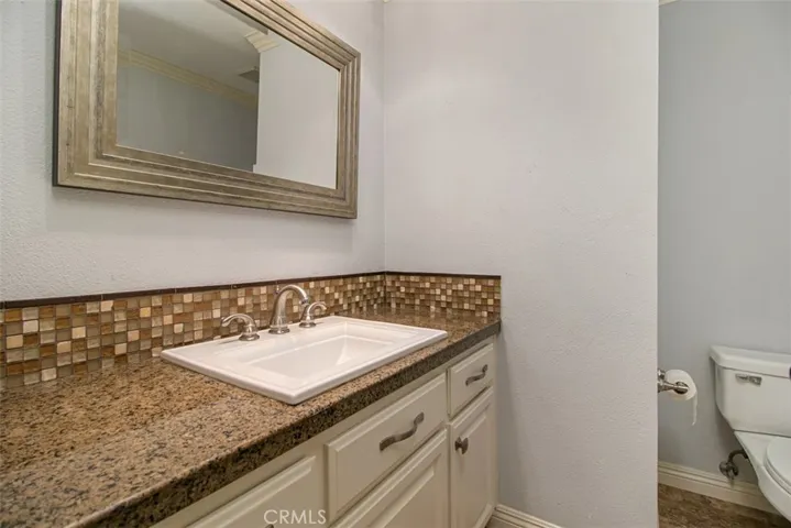 Downstairs half bath.