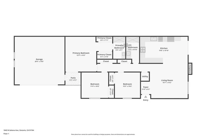 1843 N Solano Avenue, Ontario, California 91764