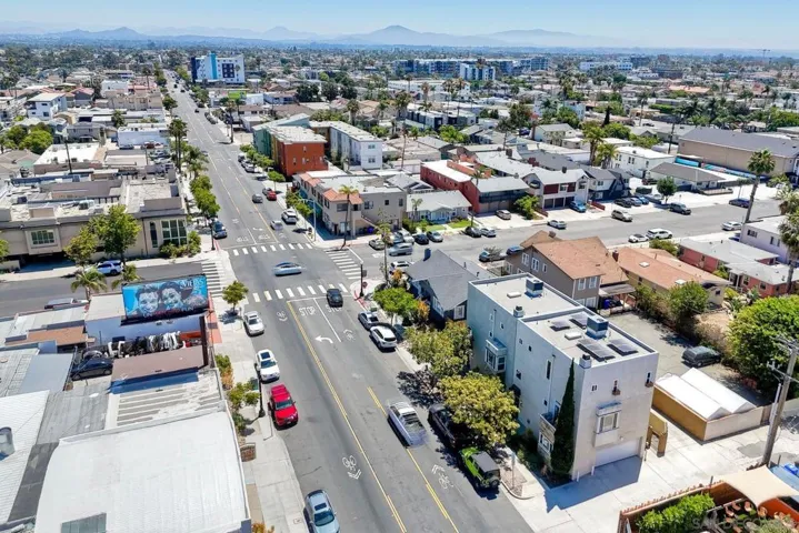 Looking East