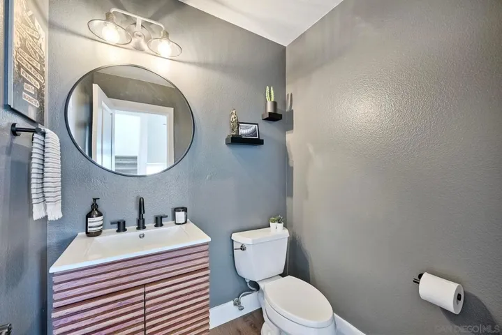 Half-bath/Powder room remodeled in 2021.