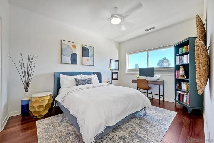 Third level- non-primary bedroom with ensuite bathroom and walk in closet.