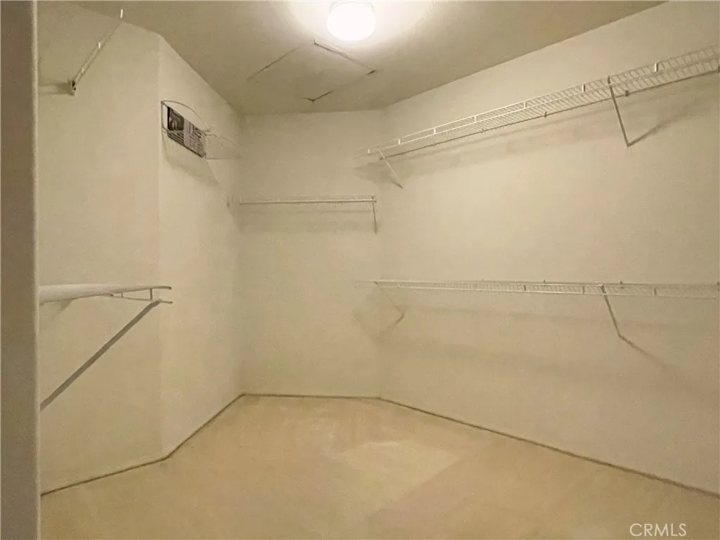 2nd floor master walk-in closet