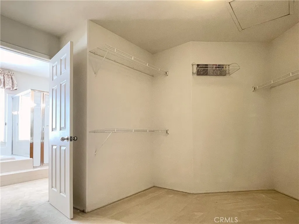 2nd floor master walk-in closet