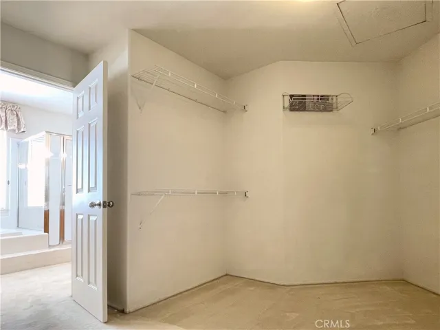 2nd floor master walk-in closet