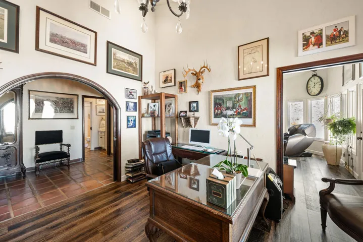 Arched Double Door To Den/Office