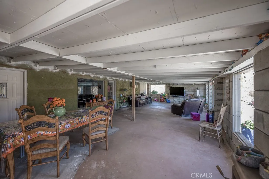 646 sq. ft.  family room that leads into house