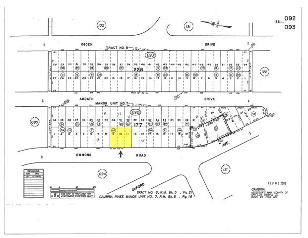 Ocean View Triple lot, 75x70'.