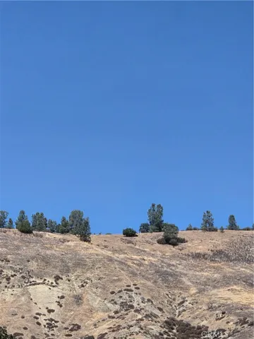 Valley is ringed with mountain formations and gray pines