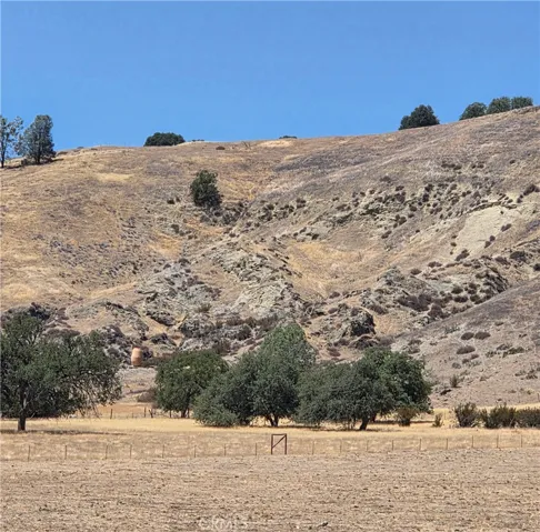 Property line about half way up slope