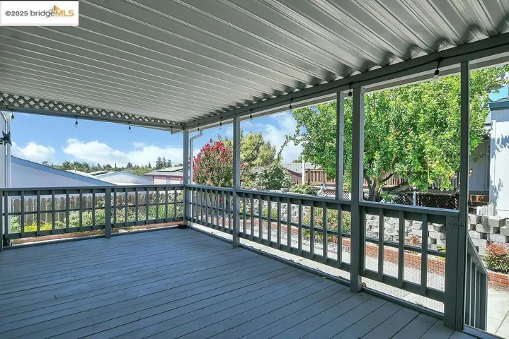 View of deck