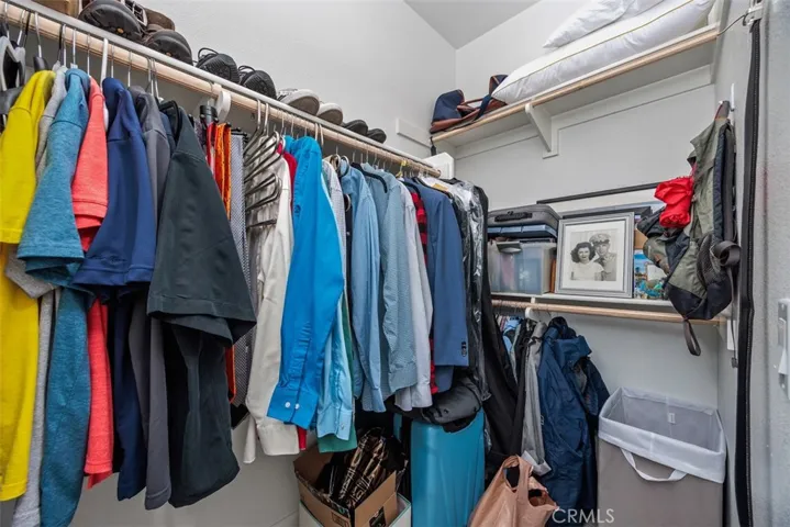 Primary walk in closet