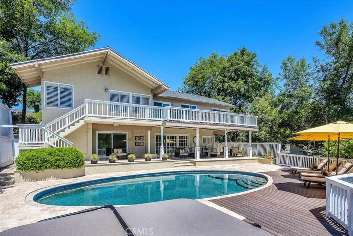 Relaxing, spa and pool area.