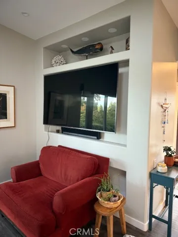 Large Smart TV in Living Room.