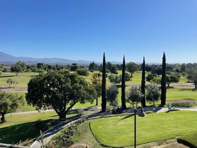 View of Golf Course and Mountain Back Drop.