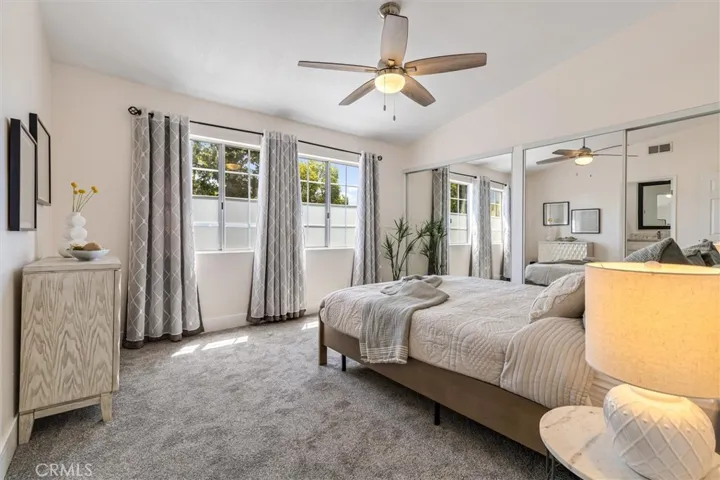 Master bedroom, new carpeting with its own bathroom.