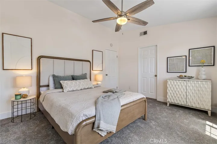 Master bedroom, new carpeting with its own bathroom.