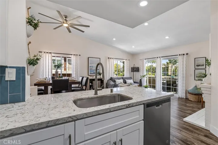 Quartz countertops.
