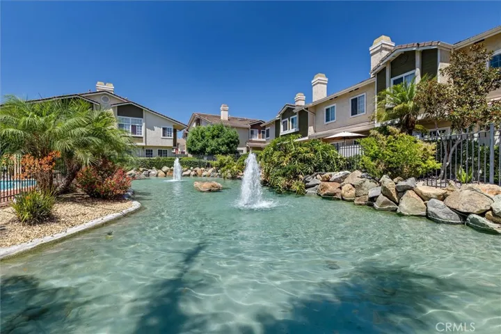 Beautiful fountains creating a serene living space.