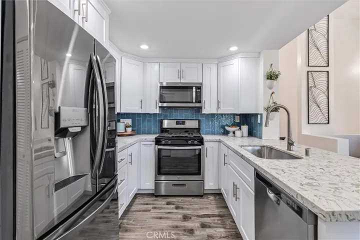 Beautifully remodeled kitchen.