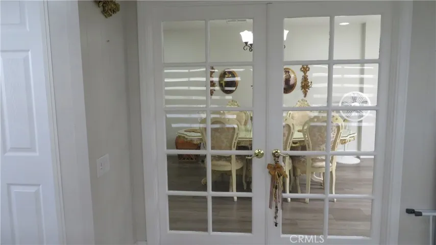 French Doors from Sun Room