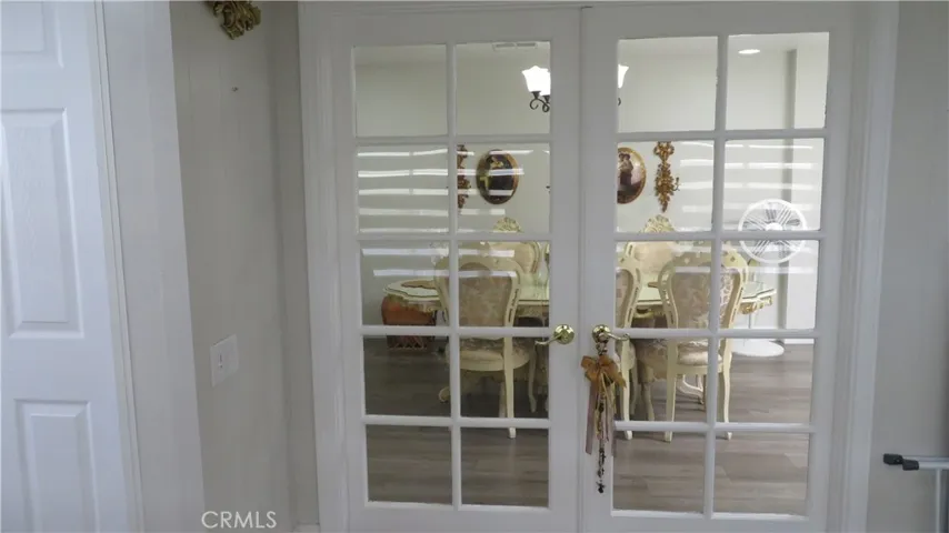 French Doors from Sun Room