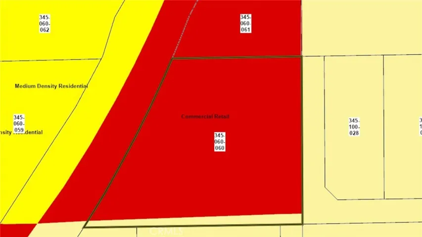 Snapshot from Land Use Designation Map from county of Riverside
