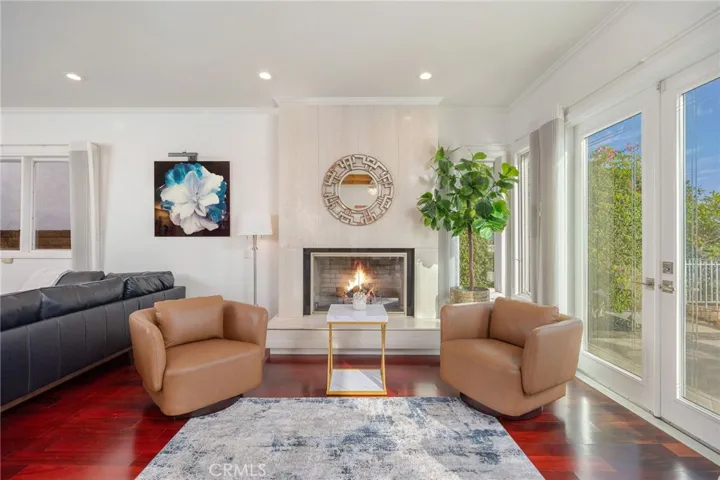 Living Space with Fireplace