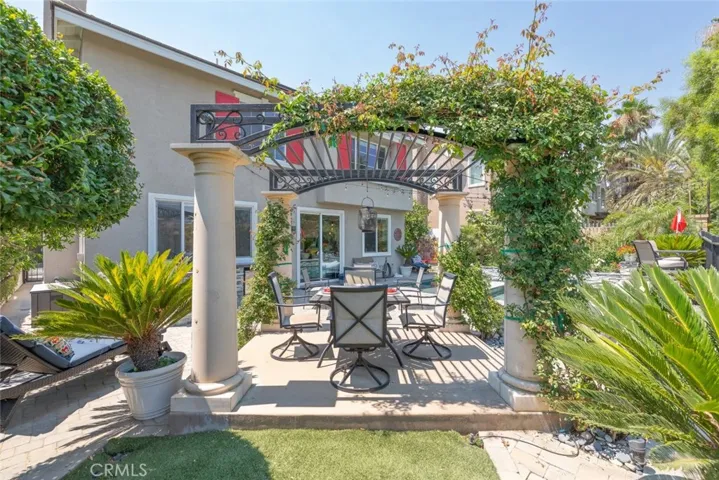Outdoor space with pergola patio