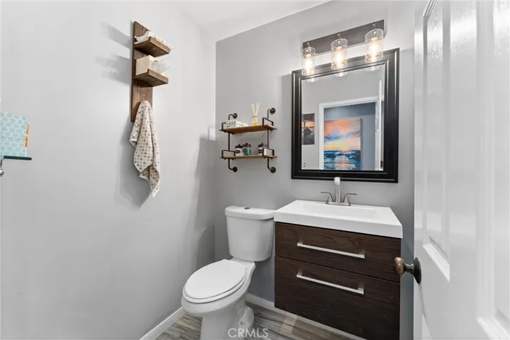 Downstairs powder room