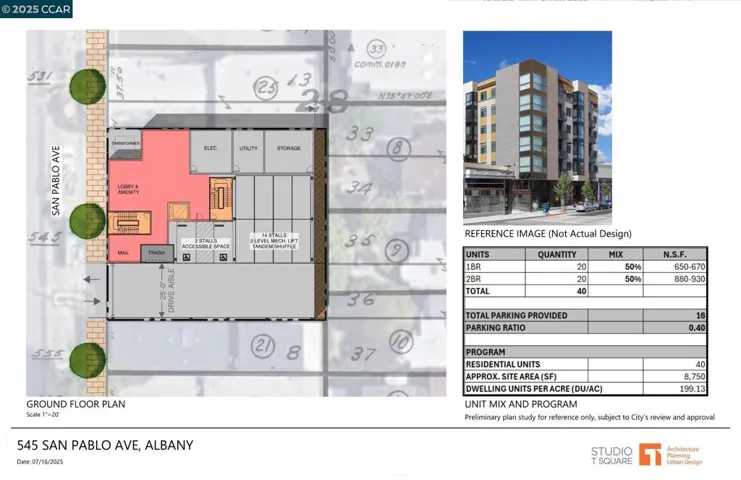 40 unit redevelopment site