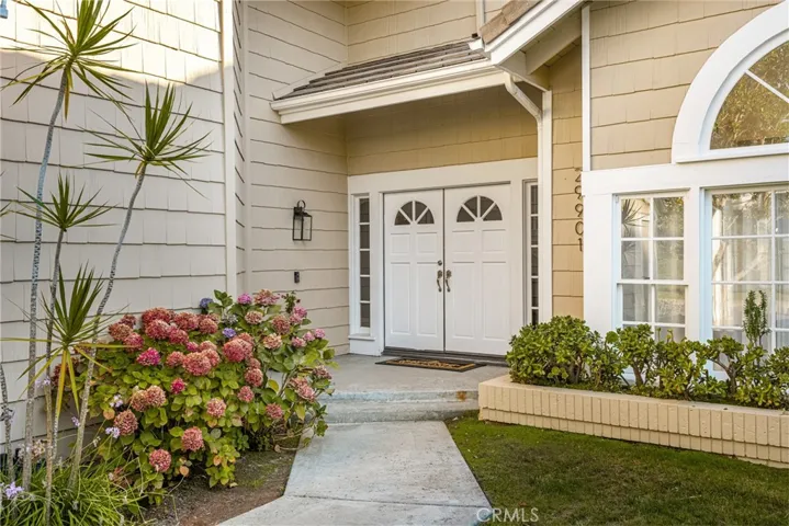 Hydrangeas welcome you home
