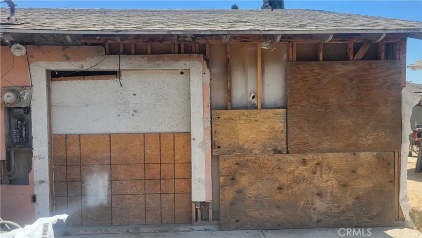 Rear of the house.