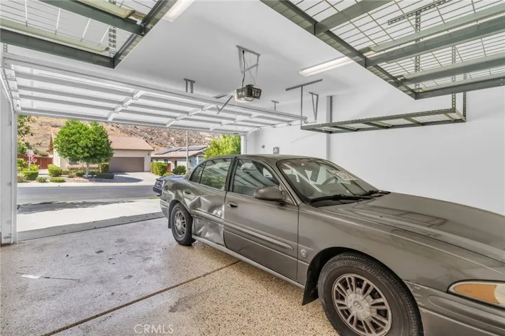 Attached two car garage